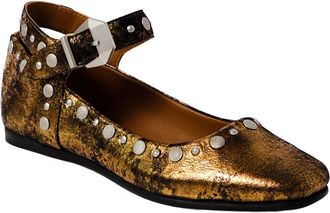 Free People Mystic Mary Leather Flat