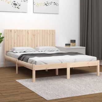 vidaXL Bed Frame without Mattress 180x200 cm Super King Solid Wood vidaXL