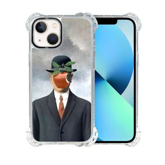 OEM Funda Ibizu Dropguard Ultra Para Iphone 13 Con Magsafe, Ren&eacute; Magritte, Hijo Del Hombre