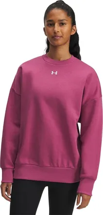 Under Armour Dames Rival Fleece Sweatshirt (Rood)