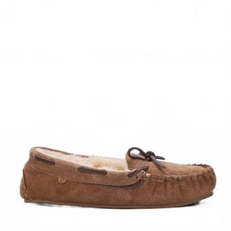 Lamofootwear Womens Hannah Moccasin In Chestnut