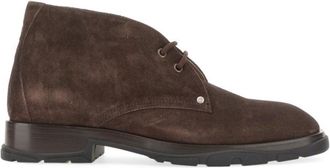 Alexander McQueen Brown Suede Boots