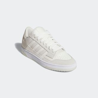 adidas Sneaker ADIDAS SPORTSWEAR RAPID COURT LOW, Damen, Gr. 40, weiss (orbit grau, cloud wei&szlig;, cloud wei&szlig;), Leder, Synthetik, Schuhe Sneaker