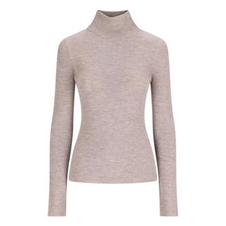 Max Mara Cavallo Turtleneck - Dames - Truien - Beige - Maat: M Wol