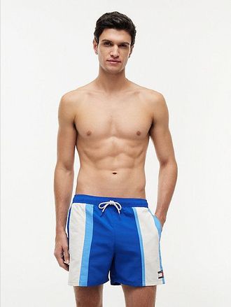 Tommy Hilfiger Heritage Colour-Blocked Mid Length Swim Shorts