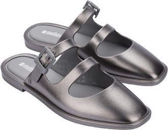 Melissa Anastasia Mary Jane Mule in Silver at Nordstrom, Size 10