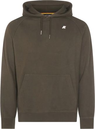 K-Way Hoodie met logopatch - Groen