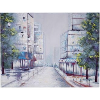 Hhg Hhg - Pintura Al &Oacute;leo Aldea, Pintura Mural 100% Pintada A Mano Xl, 120x90cm