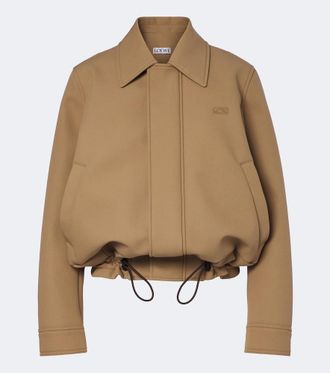 Loewe Chaqueta Double L de algod&oacute;n
