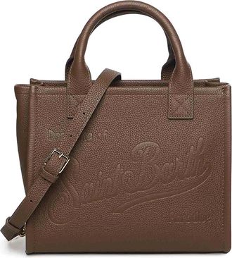 MC2 Saint Barth Midi Leather Vanity Bag