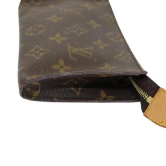 Louis Vuitton Pre-owned Canvas pouches - Dames - Pre-owned - Bruin - Maat: ONE Size Leer