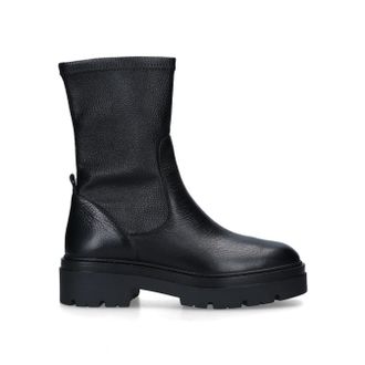 Carvela Womens Leather Sincere Ankle Boots - Black Leather (archived) - Size UK 8