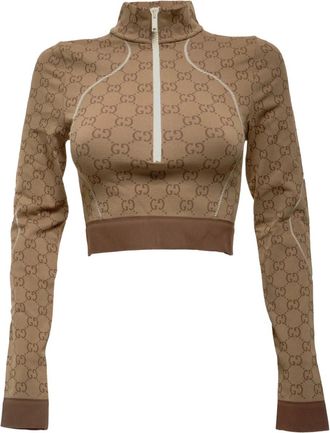 Gucci Top con logo GG 2015-2025 - Toni neutri