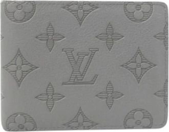 Louis Vuitton Pre-owned Wallets, male, Gray, Size: ONE SIZE Pre-owned Vintage Bill Wallet (bi-fold)