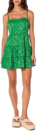 Maaji Emerald Brocade Emily Cover-Up Dress in Medium Green at Nordstrom Rack, Size Large