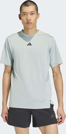 adidas T-Shirt ADIDAS PERFORMANCE D4T ESSENTIALS, Herren, Gr. XXL, wonder sage, Obermaterial: 90% Polyester, 10% Elasthan, Shirts T-Shirt