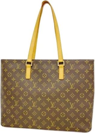 Louis Vuitton Pre-owned Tote Bags, female, Brown, Size: ONE SIZE Pre-owned Luco Tote Bag