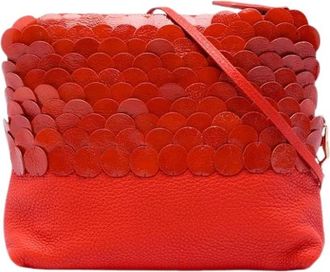 Burberry Pre-owned Clutch Bag - Dames - Vintage Schoudertas - Rood - ONE Size - Leer - Vintage