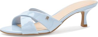 Tommy Hilfiger Lanis Womens Sandals Light Blue Patent : 8.5 M, Textile