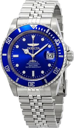 Invicta Pro Diver Automatic Blue Dial Stainless Steel Mens Watch 29179