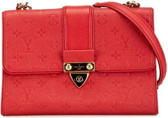 Louis Vuitton Pre-owned Saint Sulpice BB - Dames - Vintage Schoudertas - Rood - ONE Size - Leer - Vintage