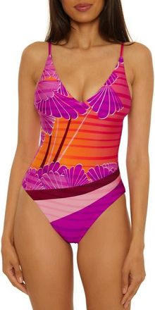 Trina Turk Rhodes One-Piece Swimsuit in Multi at Nordstrom, Size 10