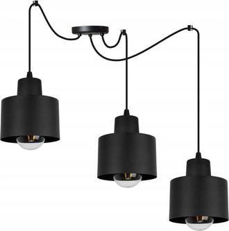 OEM L&aacute;mpara De Techo Moderna Colgante L&aacute;mpara Led Negra