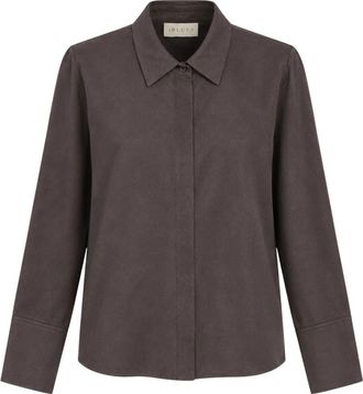 iBlues Iblfiore Shirt - Dames - Overhemden - Bruin - S - Overhemden