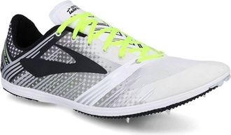 Brooks Mens Wire V4 Shoes In White/black/nightlife
