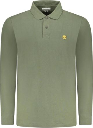 Timberland Polo shirt met lange mouwen - Heren - Polos - Groen - L - Tops
