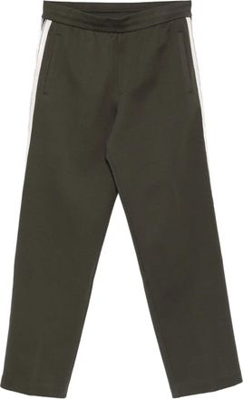 Emporio Armani Pantaloni sportivi con dettaglio a righe - Verde