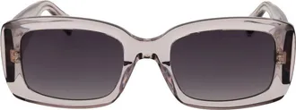 Tommy Hilfiger TO-1067595 Acetate Rectangle Sunglasses - Gray