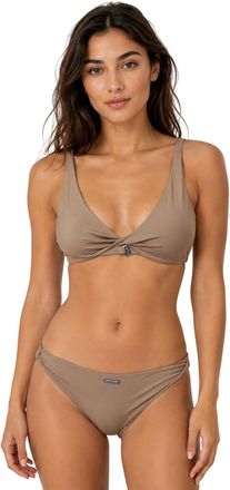 Off-white Off White Dames/Dames Minimalistische Bikini (Beige)