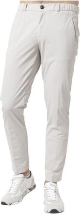 Roberto Ricci Design Pantalon Chino Gr&egrave;ge Technique - Heren - Chinos - Grijs - 3XS - Broeken