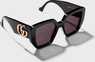Gucci Oversized Square Acetate Sunglasses