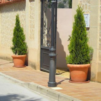 OEM Rosa 65 Macetero Redondo Y R&uacute;stico De Interior Y Exterior Para Plantas Y Flores Muy Resistente Al Paso Del Tiempo. Hecho De Polietileno En Espa&ntilde;a - Te