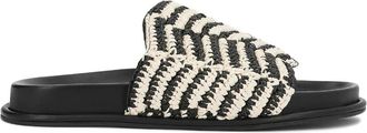 Kazar Rafli Mules - Dames - Sandalen - Zwart - 37 EU - Leer - Schoenen