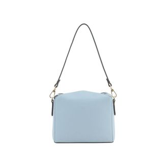 Pourchet Dames, Tassen, Blauw, Maat: ONE Size Leer