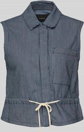 OPUS Weste mit verdeckter Knopfleiste Modell Walea in Marine, Gr&ouml;&szlig;e 44