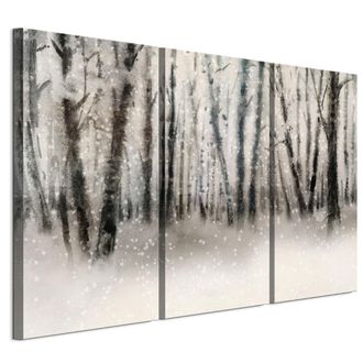 OEM Quadro Su Tela Italiana 90 X 60 Cm Trittico - Stile Classico - Natura Quadro Su Tela Italiana 120 X 80 Cm Trittico - Stile Classico - Natura