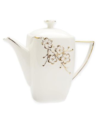 Alice Pazkus Milk Dispenser With Floral Artwork Design & Handle