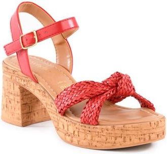 Seychelles Musical Platform Sandal in Red at Nordstrom, Size 9.5