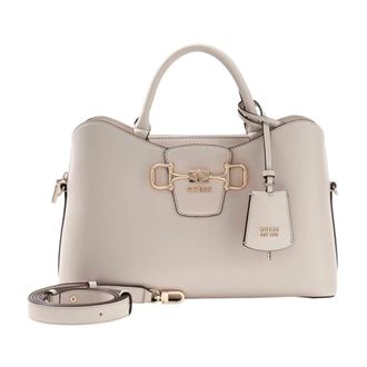 Guess Handbags, female, White, Size: ONE SIZE Janie Logo Handbag