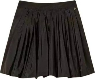 Twinset Taffeta Balloon Rok - Dames - Korte rokken - Zwart - XS - Polyester - Rokken