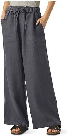 Splendid Stella Linen Full Length Pants Womens Casual Pants Ink : MD (Womens 6-8) 31.5
