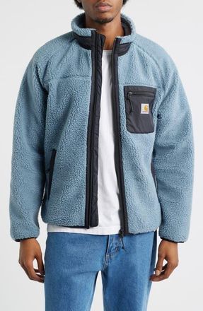Carhartt Work in Progress Prentis Fleece Zip Jacket in Citadel at Nordstrom, Size Xx-Large