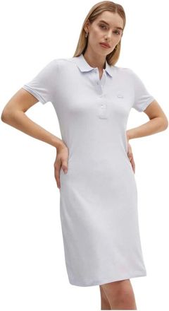 Lacoste Dames, Jurken, Blauw, Maat: XL
