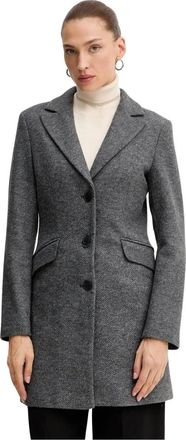 Silvian Heach Alcedo Jas - Dames - Mantel - Grijs - S - Polyester - Jassen