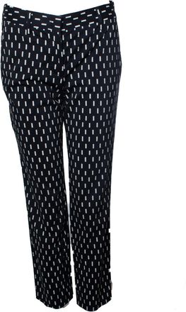 Prada zwarte grafisch bedrukte pantalon