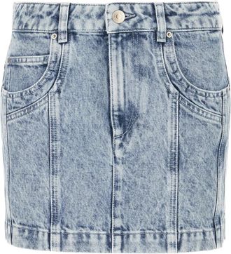 Isabel Marant Juana Denim Mini Rok - Dames - Spijkerrokken - Blauw - M - Denim - Rokken